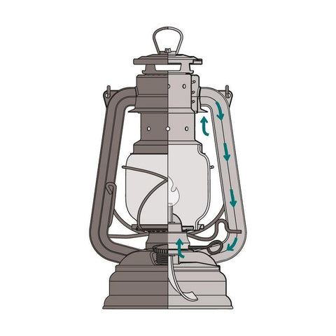 Hurricane lantern BABY SPECIAL 276 RUBY RED