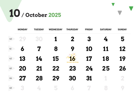 Avrame Calendar 2025